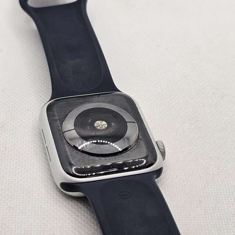 Apple Watch Series 4 44mm GPS Only Silver (3 Month Warranty) - With Blue Straps