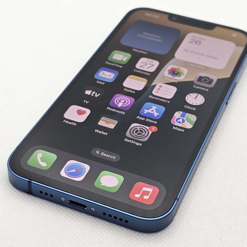 iPhone 13 256GB Blue (6 Month Warranty) + Screen Protector Bundle Value: R200