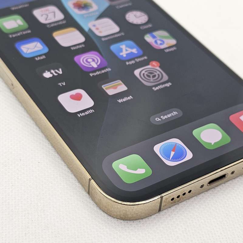 iPhone 13 Pro Max 256GB Gold (12 Month Warranty) + Cover And Screen Protector Bundle Value: R400