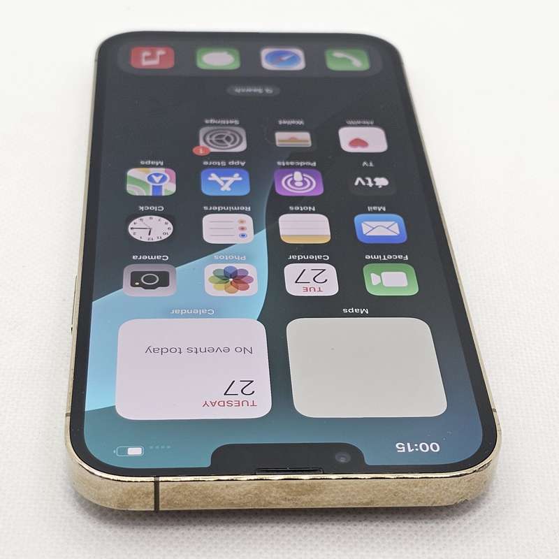 iPhone 13 Pro Max 256GB Gold (12 Month Warranty) + Cover And Screen Protector Bundle Value: R400