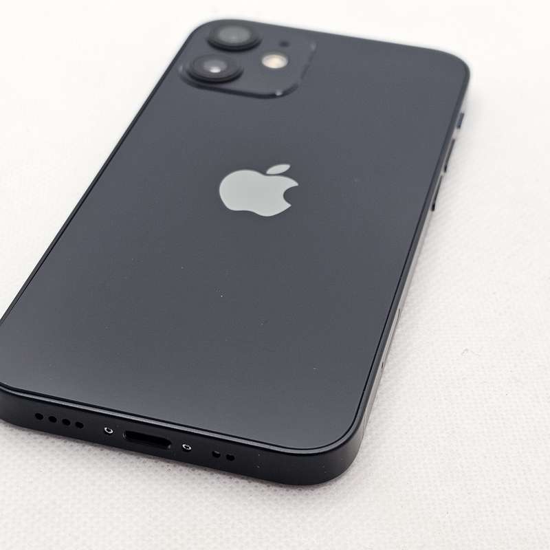 iPhone 12 Mini 64GB No Face ID And Bright Spots Black (3 Month Warranty) + Screen Protector Bundl...