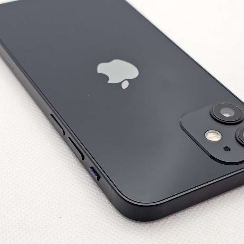 iPhone 12 Mini 64GB No Face ID And Bright Spots Black (3 Month Warranty) + Screen Protector Bundl...