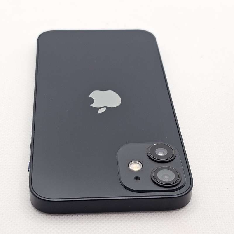 iPhone 12 Mini 64GB No Face ID And Bright Spots Black (3 Month Warranty) + Screen Protector Bundl...