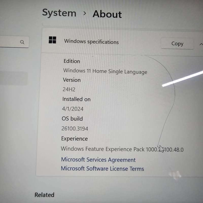 Asus Vivobook Flip 14 8th Gen Core i5 1.60GHz 8GB RAM 500GB SSD Cracked Screen Grey