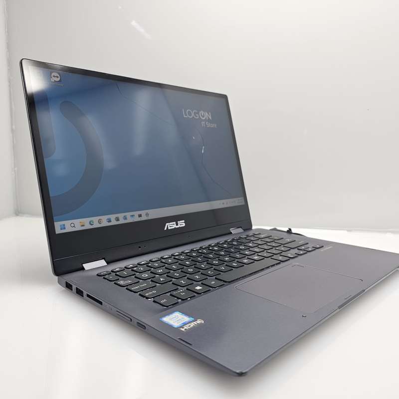 Asus Vivobook Flip 14 8th Gen Core i5 1.60GHz 8GB RAM 500GB SSD Cracked Screen Grey