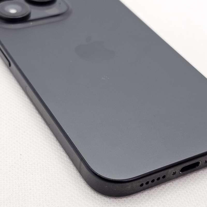 iPhone 15 Pro 128GB E-Sim Only And Blurry Front Camera Black Titanium (12 Month Warranty)