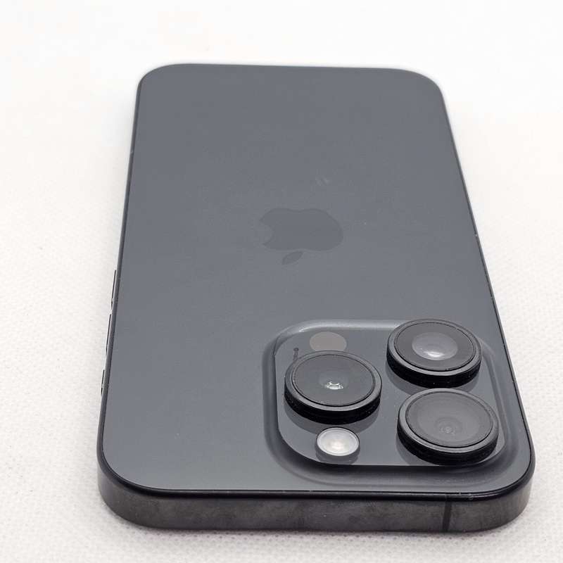 iPhone 15 Pro 128GB E-Sim Only And Blurry Front Camera Black Titanium (12 Month Warranty)