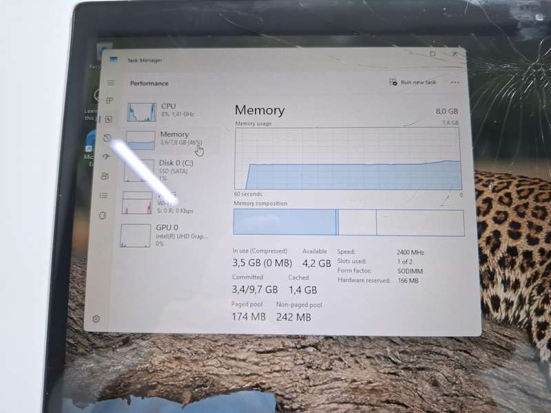 HP Pavilion x360 Convertible 14-cd0002ni "Core i5" 2.5GHz 8GB RAM 512GB SSD | Cracked Screen + No...
