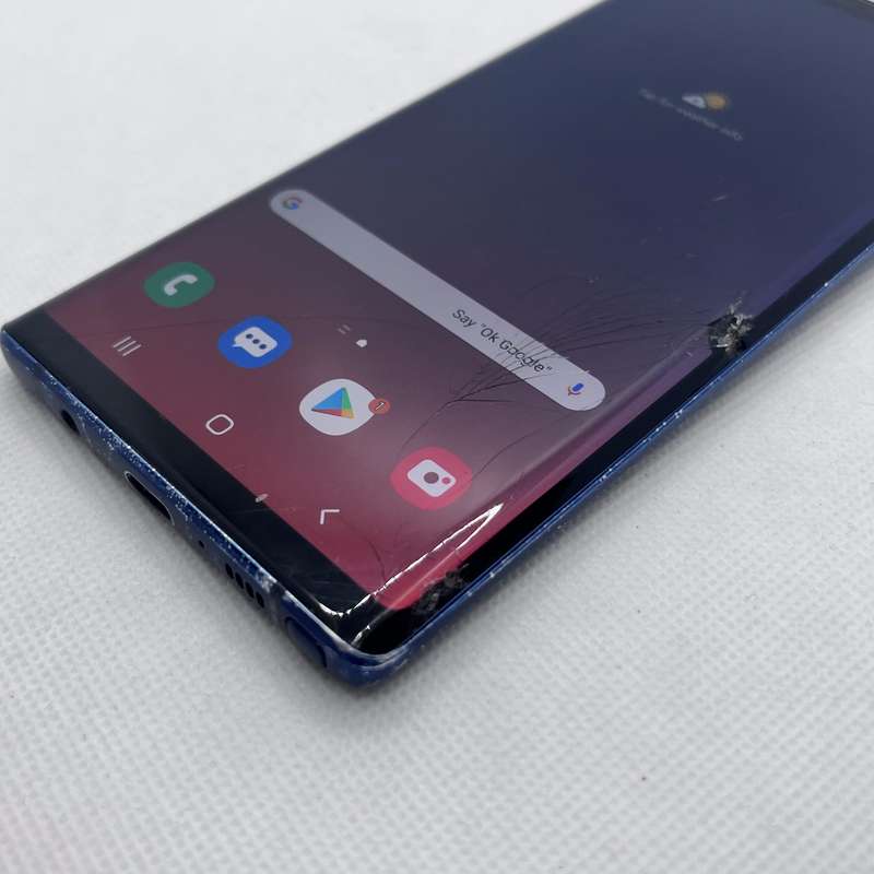 Samsung Galaxy Note 9 128GB Cracked Screen| LCD Line Black
