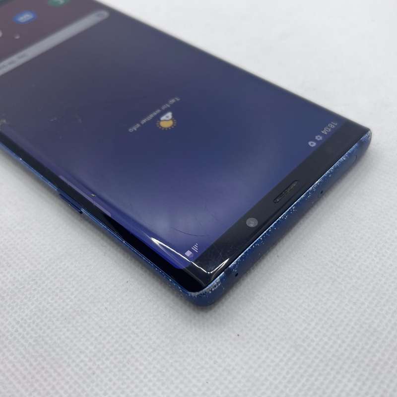 Samsung Galaxy Note 9 128GB Cracked Screen| LCD Line Black
