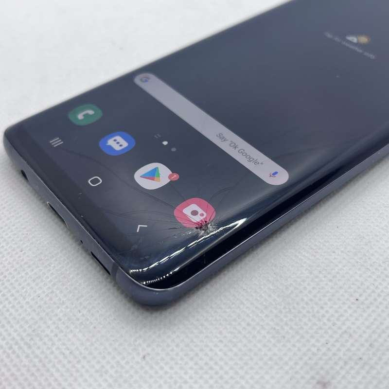 Samsung Galaxy S9 Plus 128GB LCD Burn| Cracked Screen Grey