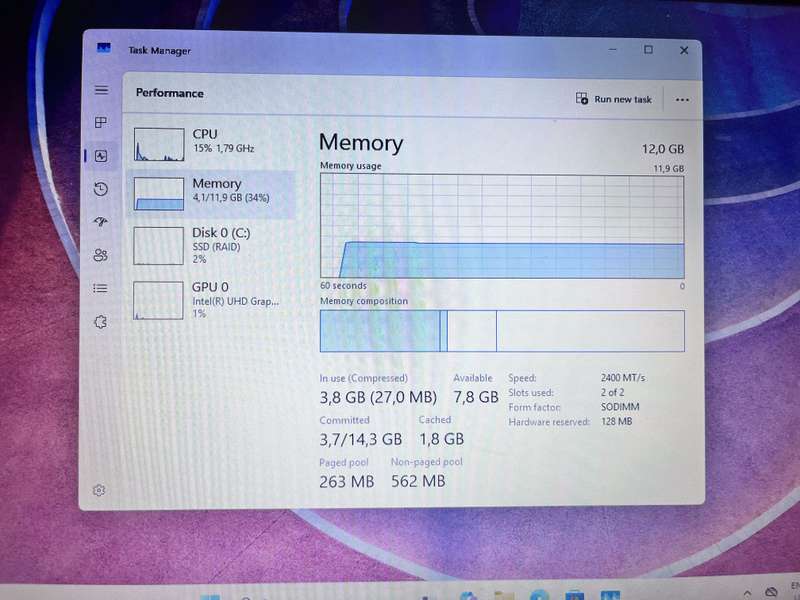 Dell Inspiron 3580 "Core i5" 12GB DDR4 512GB SSD Black