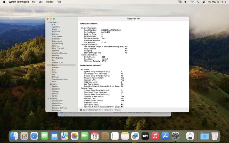 MacBook Air "M1" 8CPU/7GPU 13-Inch 8GB RAM 256GB SSD (2020) Silver (12 Month Warranty)