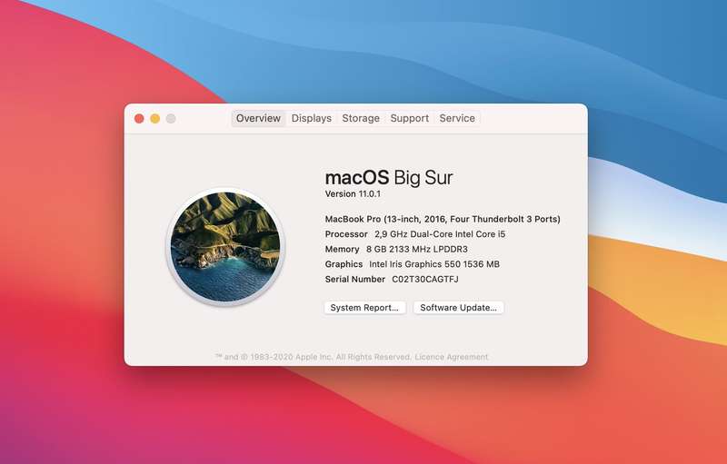 MacBook Pro 13-Inch "Core i5" 2.9GHz (2016) 8GB RAM 256GB SSD |LCD Burn and No TouchBar/Touch ID|...