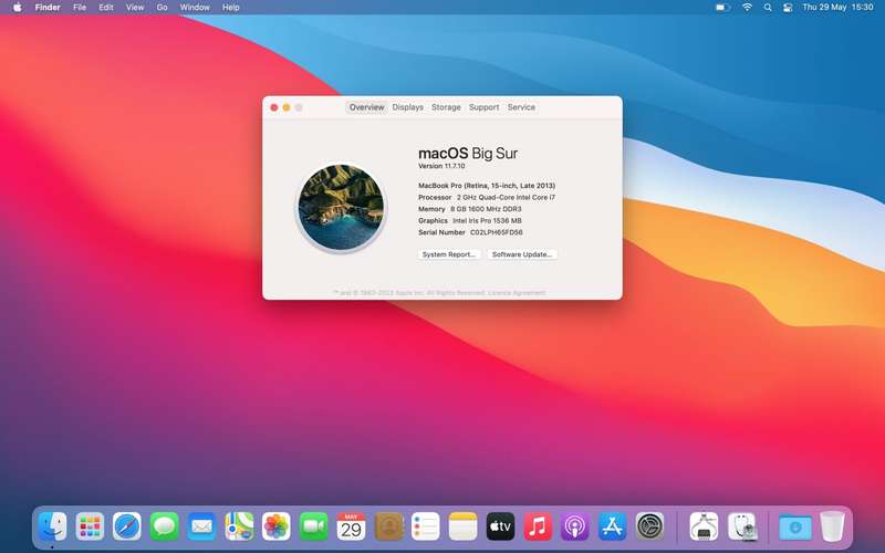 MacBook Pro "Core i7" 15-Inch 8GB RAM 256GB SSD (Late 2013) Silver
