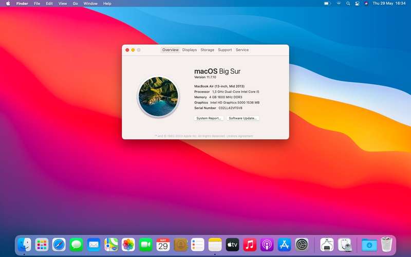 MacBook Air "Core i5" 13-Inch 4GB RAM 128GB SSD (2017) Silver (3 Month Warranty)