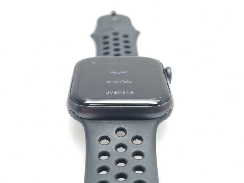 Apple Watch Series 5 44mm GPS Only Space Grey (3 Month Warranty) - With Cream Straps