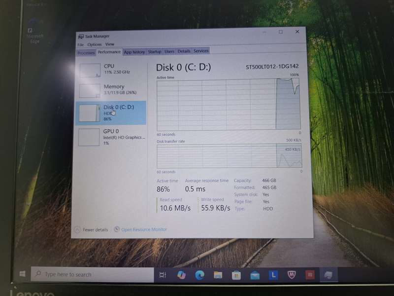 Lenovo 15-Inch V310-15IKB "Core i5" 8GB RAM 512GB SSD Black (6 Month Warranty)