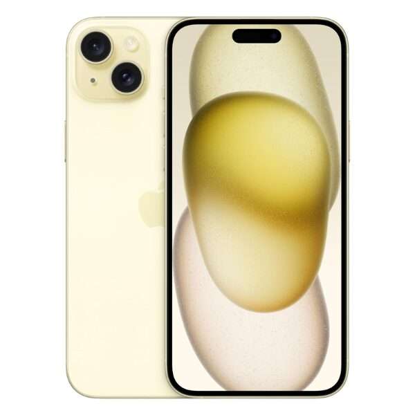 iPhone 15 Plus 256GB Yellow (12 Month Warranty) + Screen Protector Bundle Value: R200