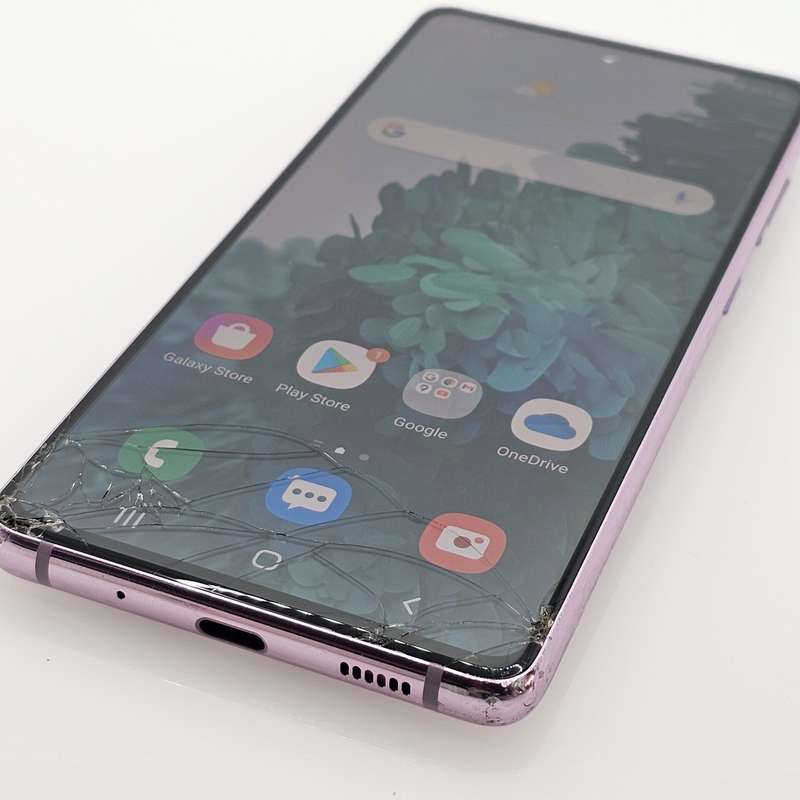 Samsung Galaxy S20 FE 128GB Dual Sim Cracked Screen Cloud Lavendar