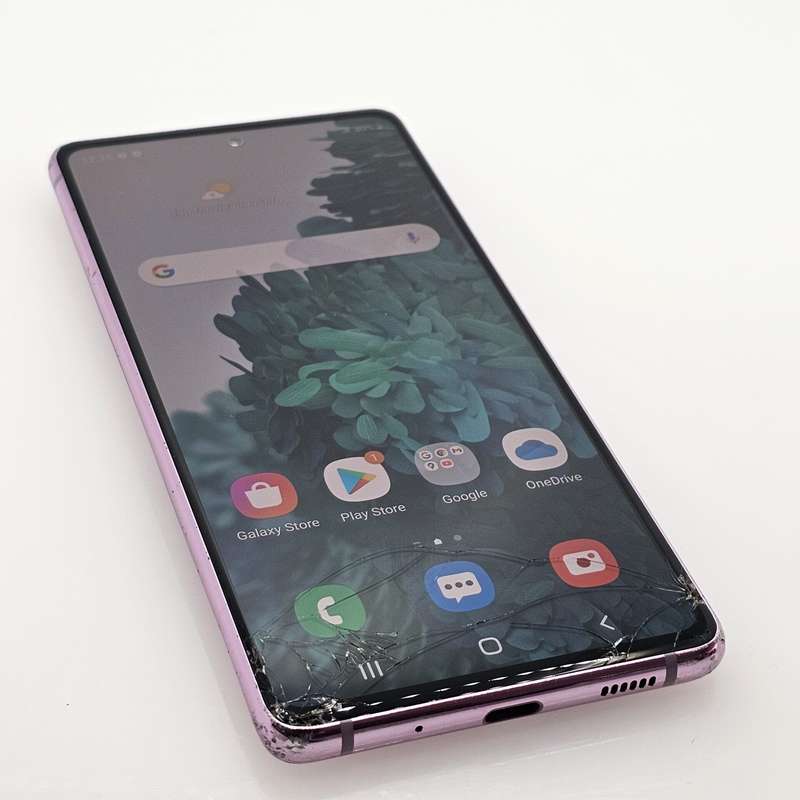 Samsung Galaxy S20 FE 128GB Dual Sim Cracked Screen Cloud Lavendar