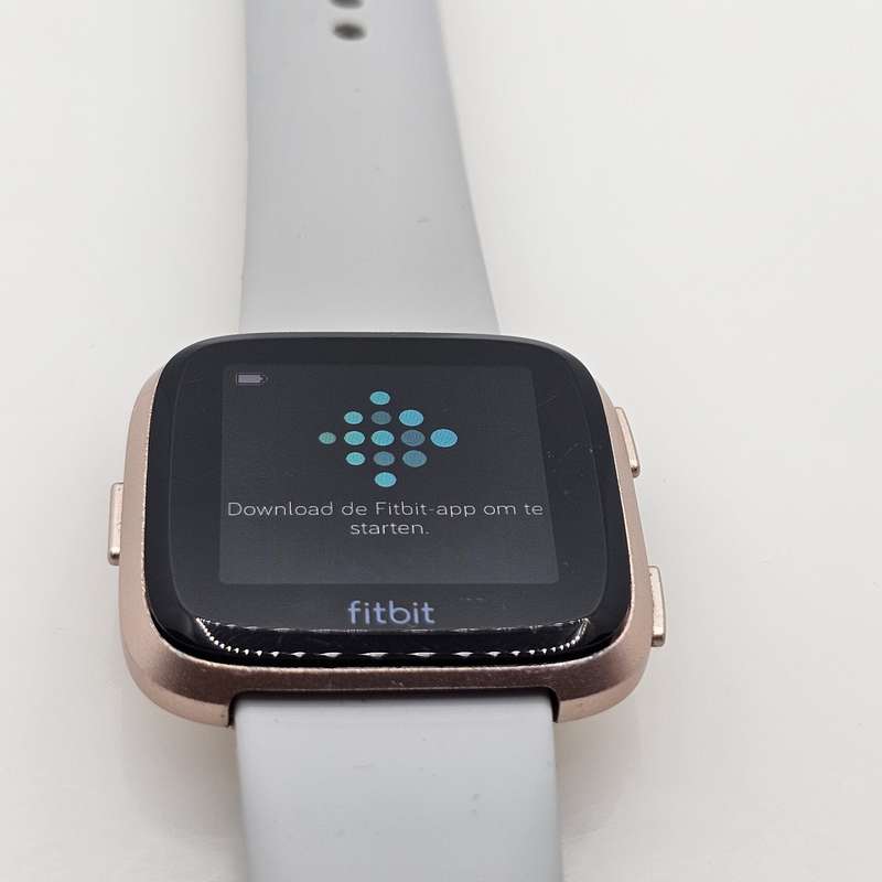 Fitbit Versa Pink - With Silver Straps