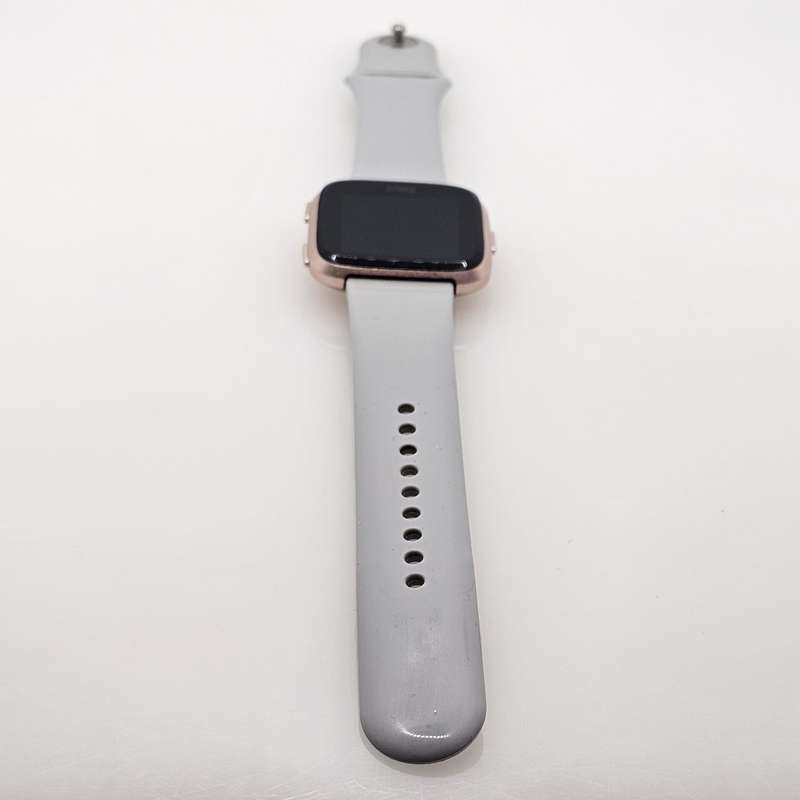 Fitbit Versa Pink - With Silver Straps
