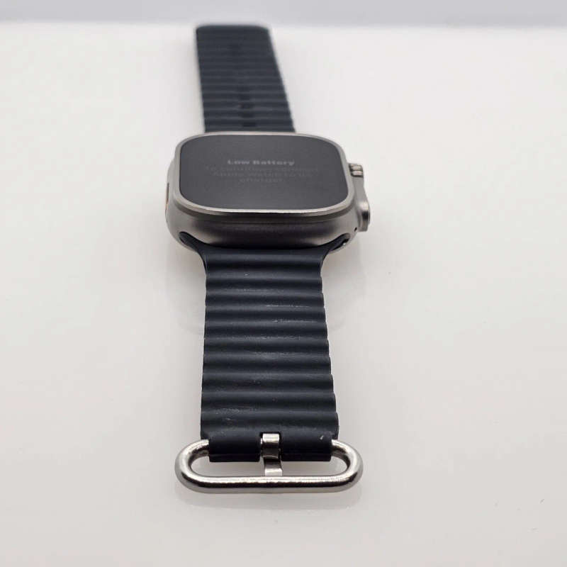 Apple Watch Ultra 49mm LTE Natural Titanium (12 Month Warranty) - With Midnight Ocean Straps