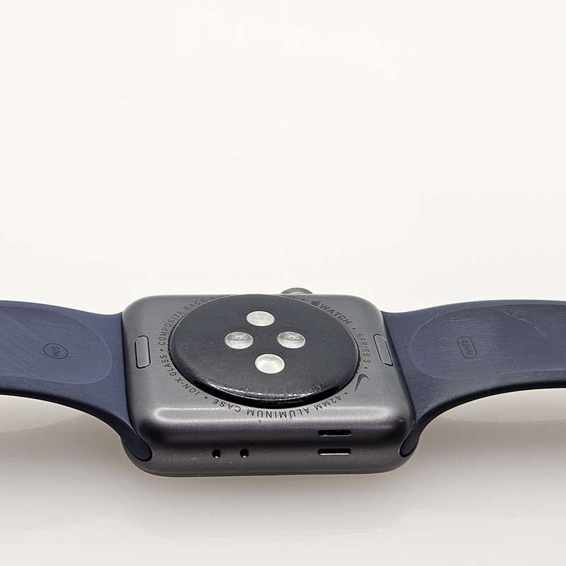 Apple Watch Series 3 Nike Plus 42mm GPS Only Space Grey- With Blue Straps