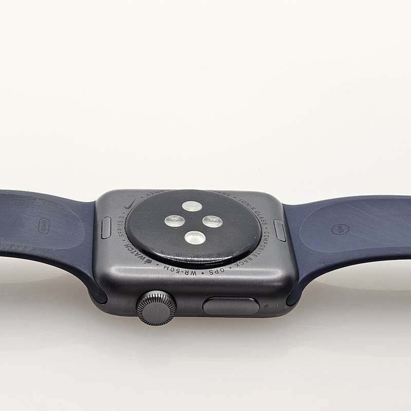 Apple Watch Series 3 Nike Plus 42mm GPS Only Space Grey- With Blue Straps