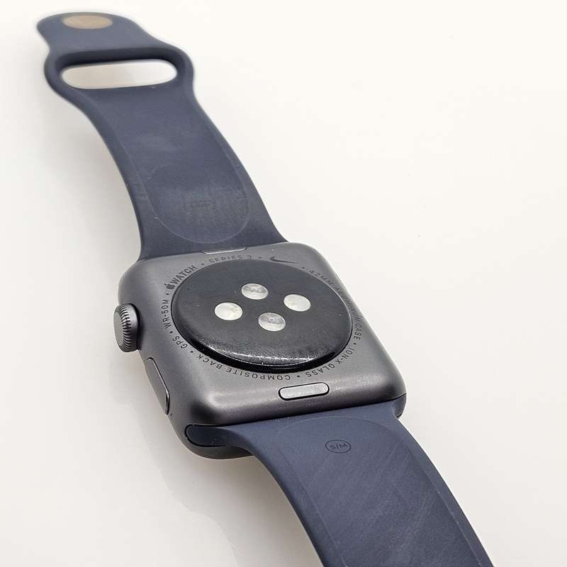 Apple Watch Series 3 Nike Plus 42mm GPS Only Space Grey- With Blue Straps
