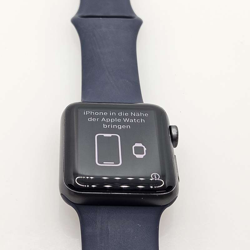 Apple Watch Series 3 Nike Plus 42mm GPS Only Space Grey- With Blue Straps