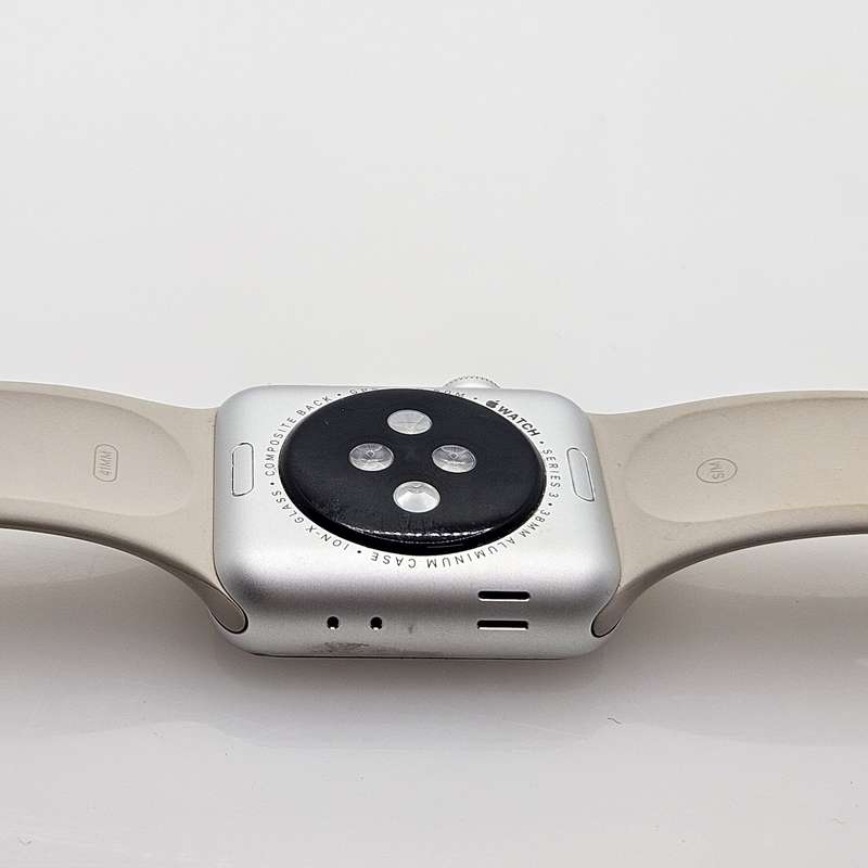 Apple Watch Series 3 38mm GPS Only Silver - With Beige Straps