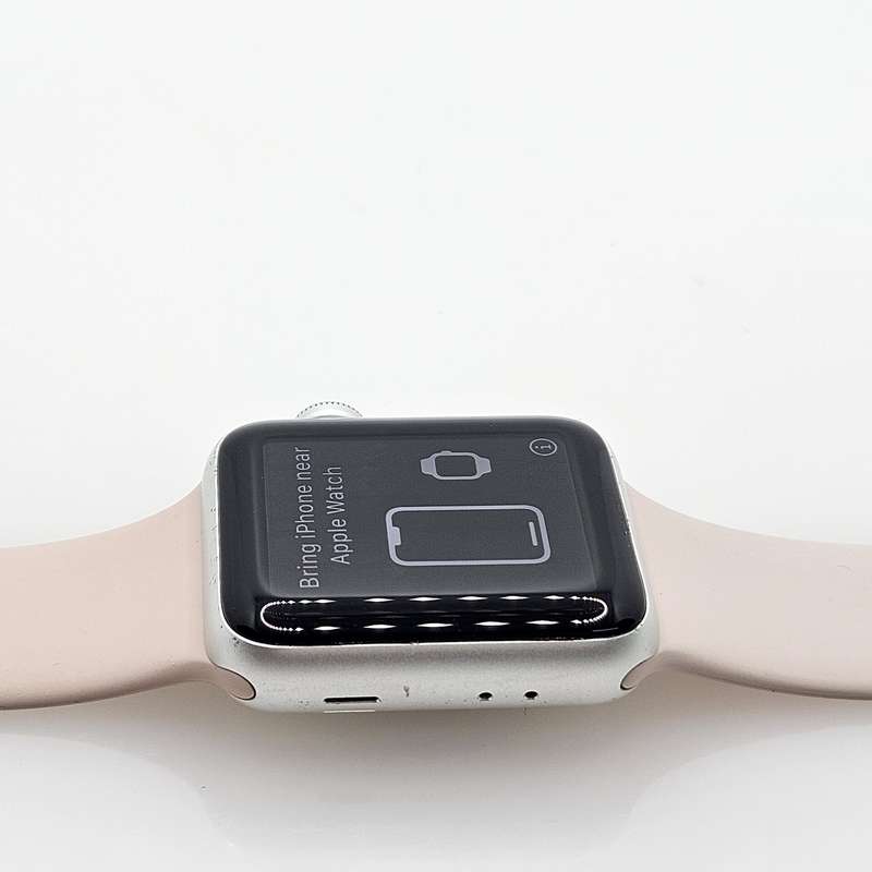Apple Watch Series 3 38mm GPS Only Silver - With Pink Straps