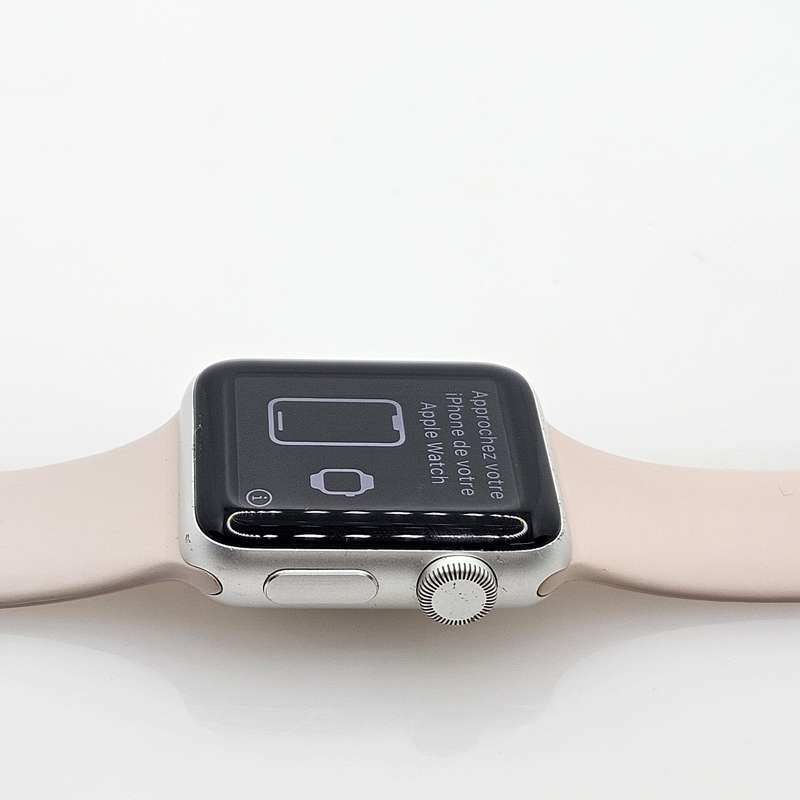 Apple Watch Series 3 38mm GPS Only Silver - With Pink Straps