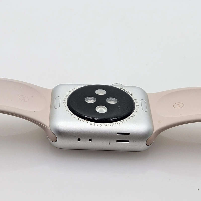 Apple Watch Series 3 38mm GPS Only Silver - With Pink Straps