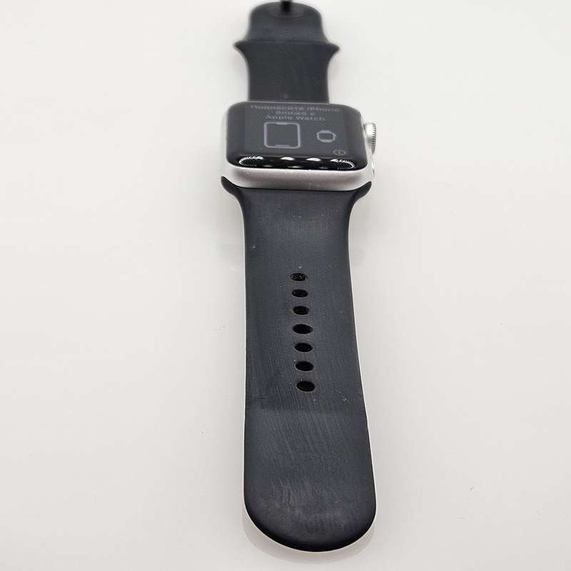 Apple Watch Series 3 38mm GPS Only Silver - With Black Straps