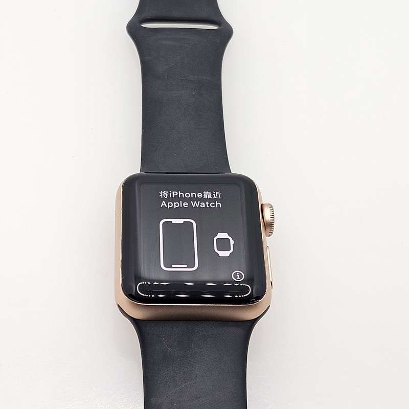 Apple Watch Series 3 38mm GPS Only Pink - With Black Straps
