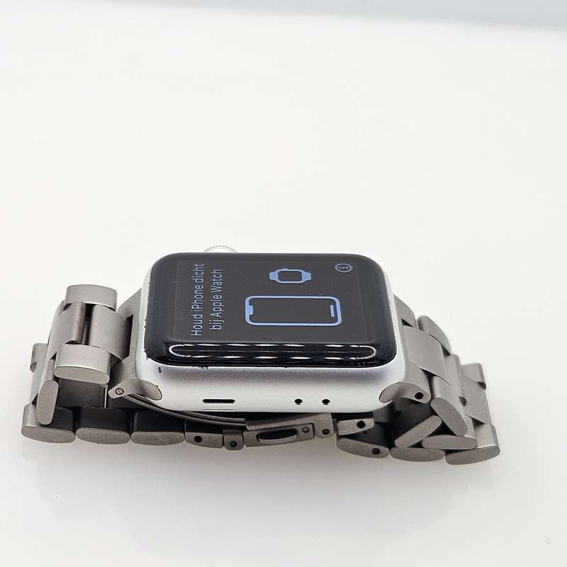 Apple Watch Series 3 38mm GPS Only Silver - With Steel Straps