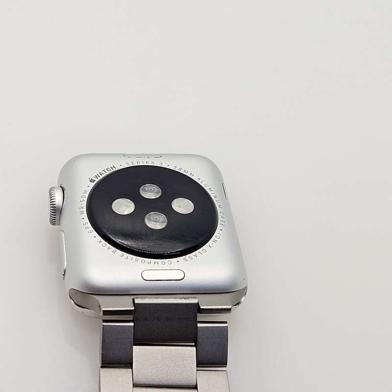 Apple Watch Series 3 38mm GPS Only Silver - With Steel Straps