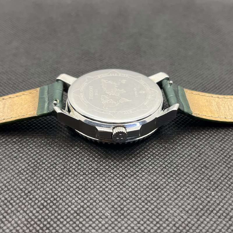 Tissot T-Navigator 3000 Analog Watch Grey - With Dark Green Straps