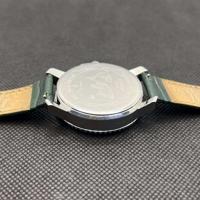 Tissot T-Navigator 3000 Analog Watch Grey - With Dark Green Straps