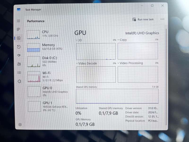 Dell G15 5510 "Core i7" 2.20GHz 16GB RAM 1TB SSD Grey (6 Month Warranty)