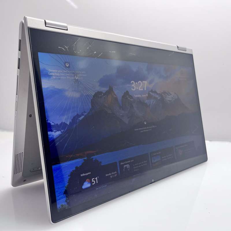 Lenovo IdeaPad "Core i3" C340-14IML 12GB RAM 256GB SSD Cracked Screen Silver