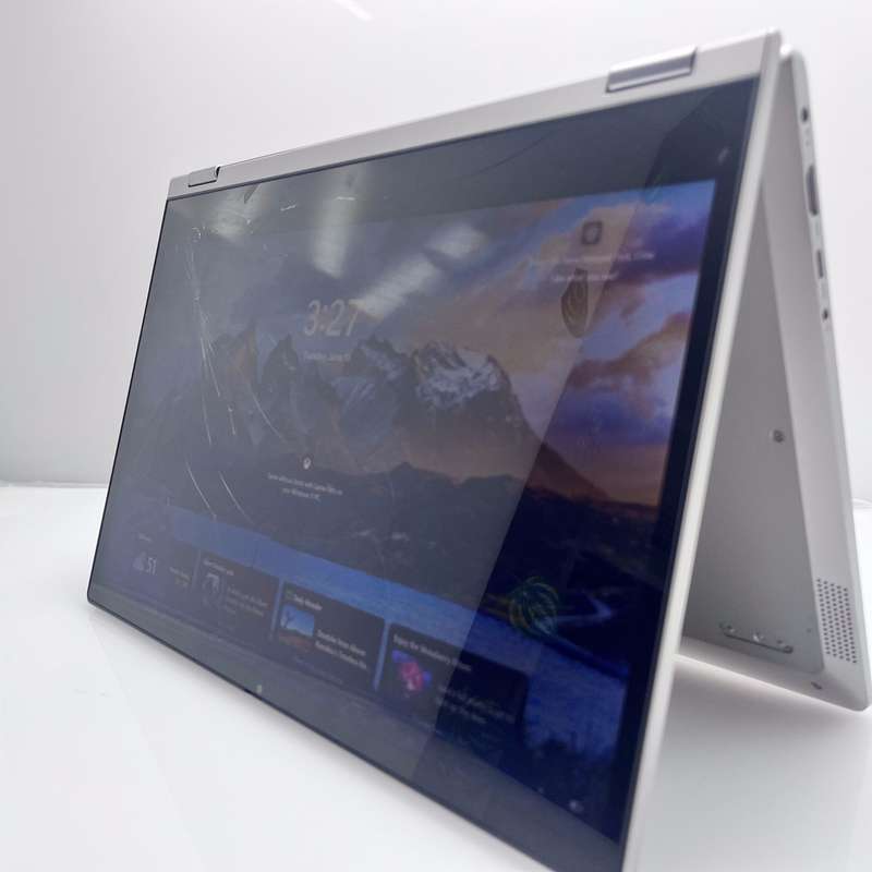 Lenovo IdeaPad "Core i3" C340-14IML 12GB RAM 256GB SSD Cracked Screen Silver