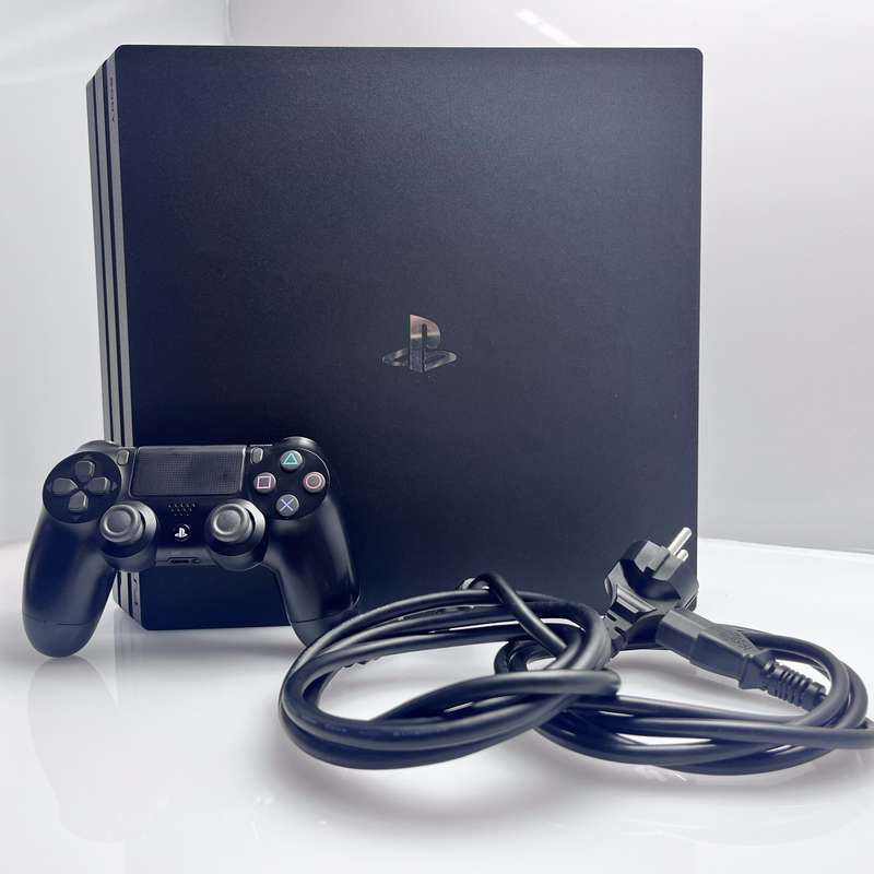 Playstation 4 Pro 1TB SSD Black + 1 Controller + HDMI Cable + Charger (3 Month Warranty)