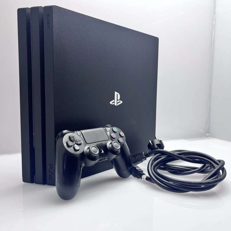 Playstation 4 Pro 1TB SSD Black + 1 Controller + HDMI Cable + Charger (3 Month Warranty)