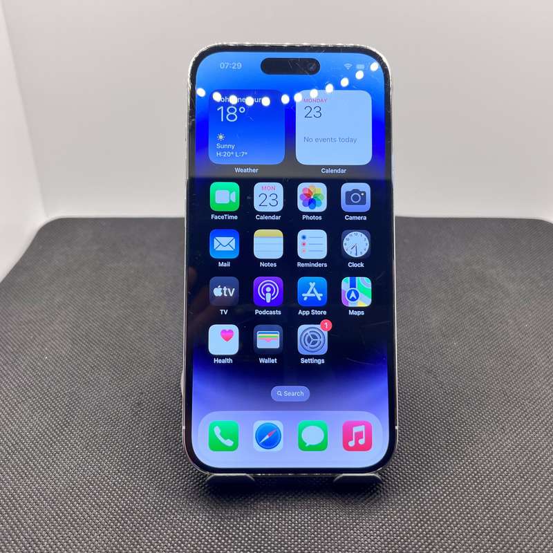 Apple iPhone 14 Pro 256GB Silver (12 Month Warranty)
