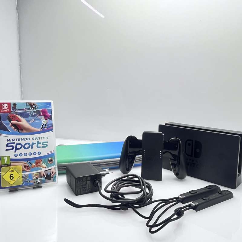 Nintendo Switch 32GB Black + 2 Joy-Con Controllers + HDMI Cable + Carry Case + Game (3 Month Warr...