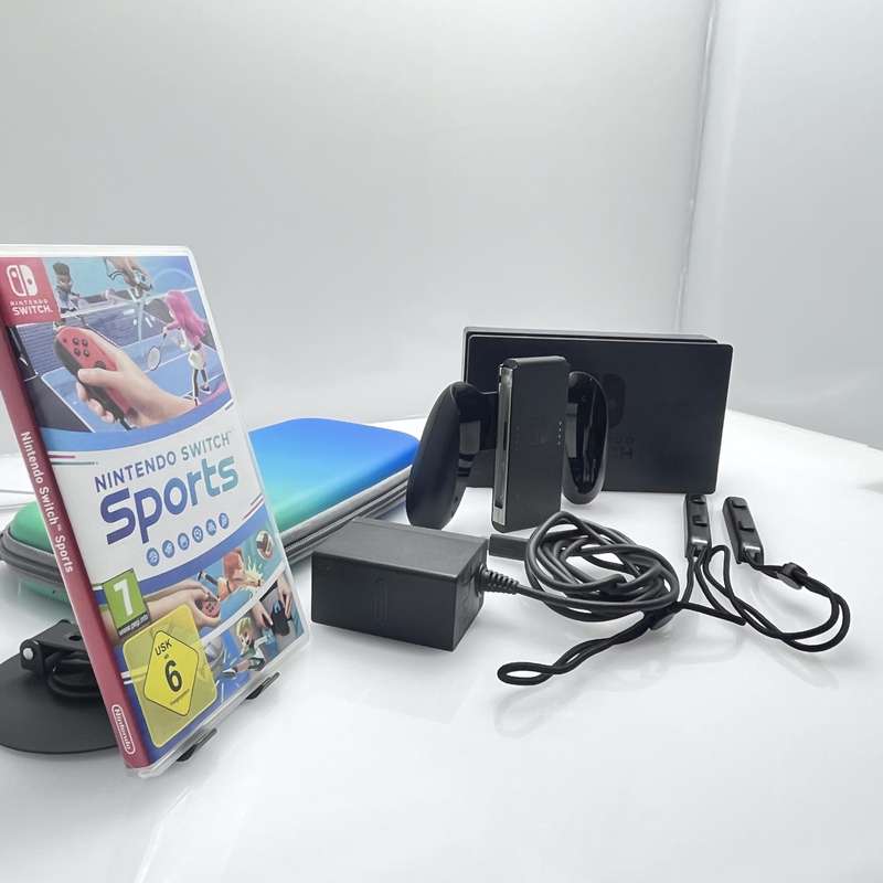 Nintendo Switch 32GB Black + 2 Joy-Con Controllers + HDMI Cable + Carry Case + Game (3 Month Warr...